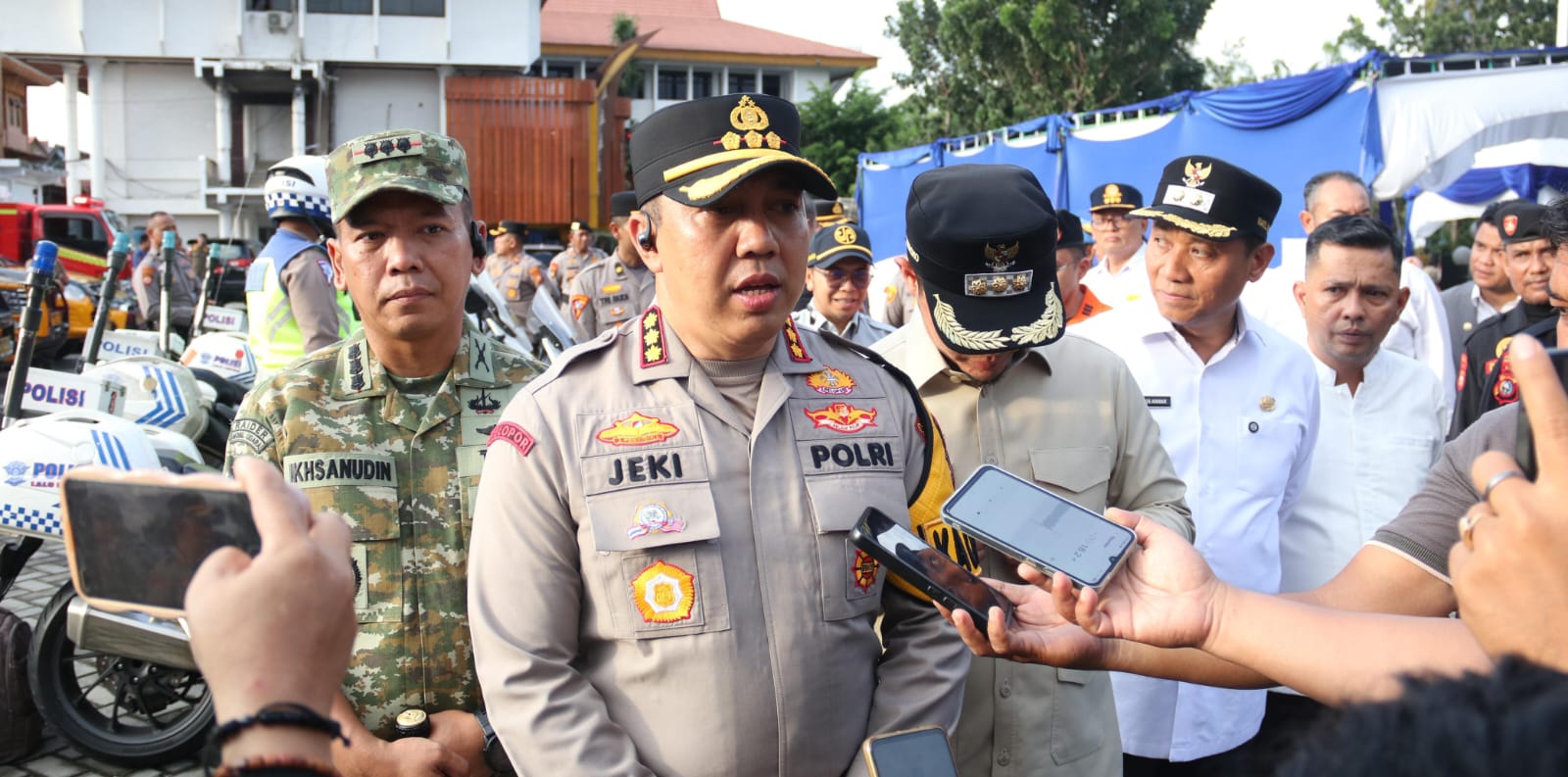 Polresta Pekanbaru Gelar Apel Pasukan Operasi Lilin Lancang Kuning 2025, 413 Personel Disiagakan Amankan Nataru