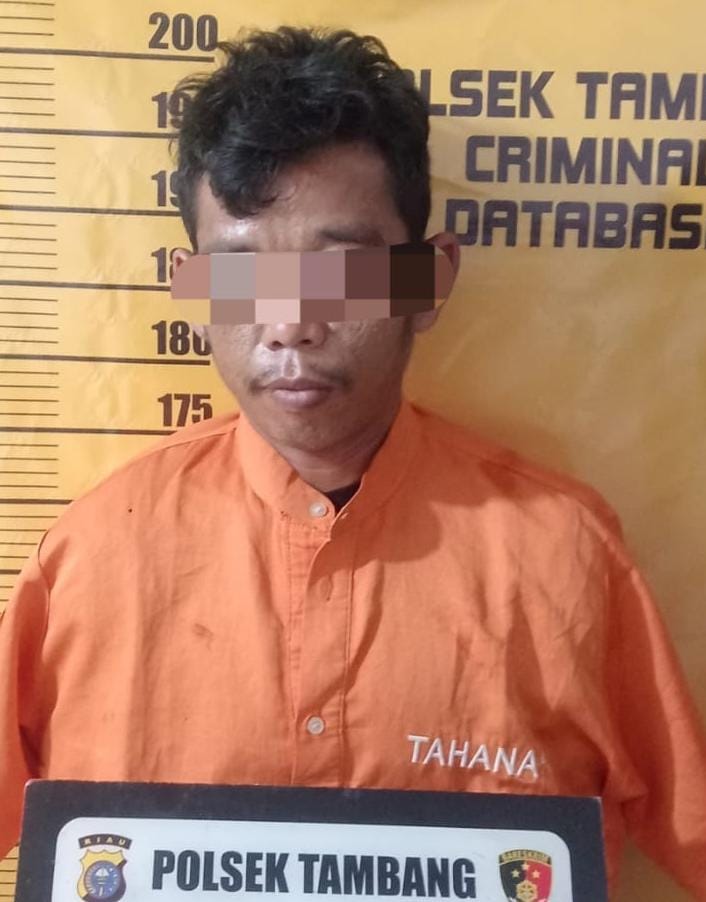Polsek Tambang Tangkap Pelaku Pencurian dan Pemberatan di Desa Tarai Bangun