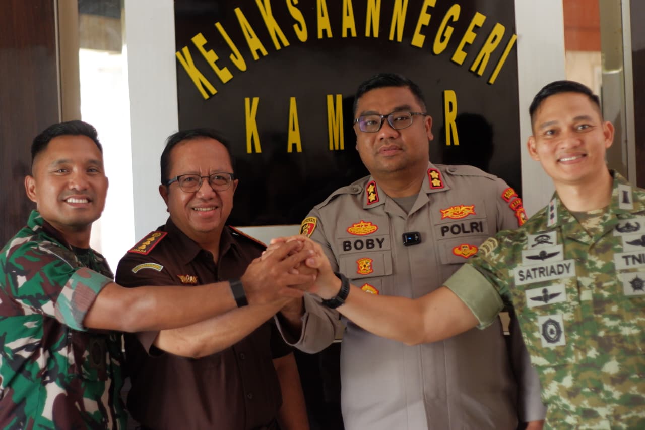 Kapolres Kampar AKBP Boby Putra Ramadhan S., S.I..K,Kunjungan Synergitas,” Mempererat Hubungan Kelembagaan, Memperkuat Koordinasi TNI, Polri, dan Kejaksaan”