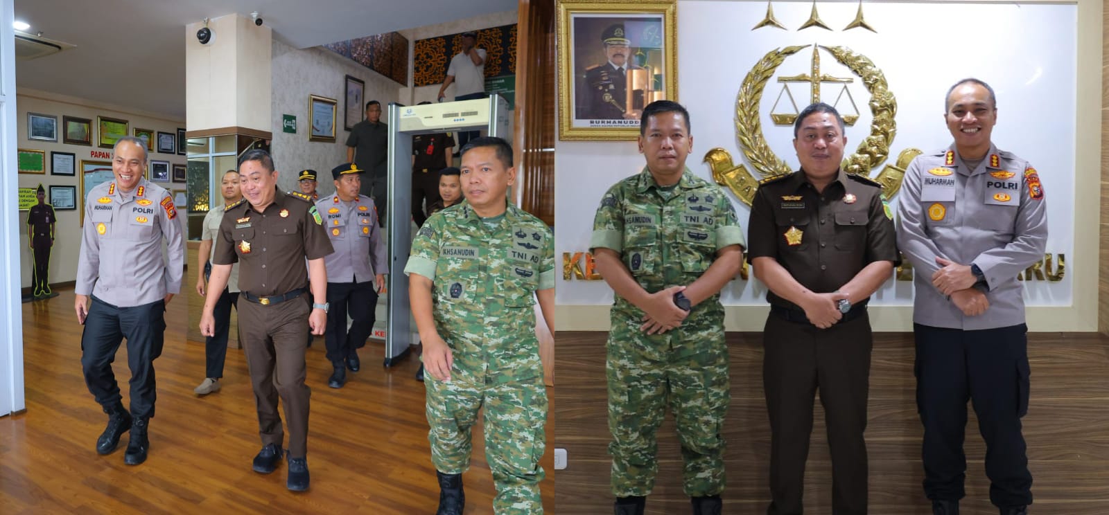*Perkuat Sinergitas Penegak Hukum, Kapolresta Pekanbaru dan Dandim 0301/Pekanbaru Jalin Silaturahmi dengan Kejari Pekanbaru*