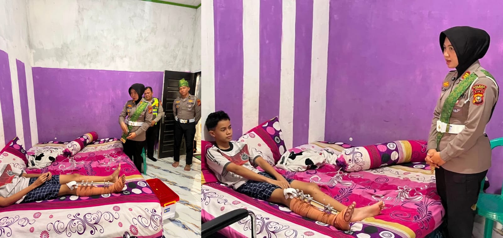 Jumat Berkah Satlantas Polres Kampar, Wujud Kepedulian dan Empati kepada Korban Kecelakaan Lalu LintasNarasi Berita: